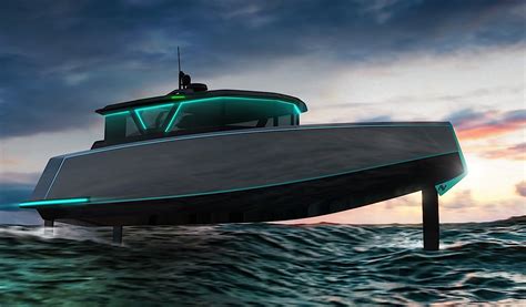 Navier 27 All Electric Hydrofoil Boat Previewed As American Production