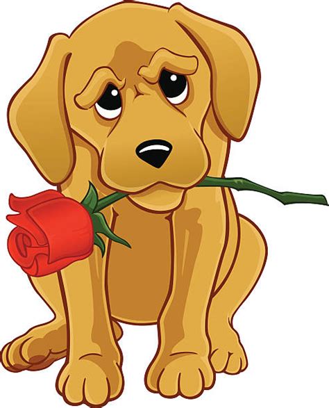 Clip Art Of Sorry Sad Puppy Dog Illustrations Royalty Free Vector