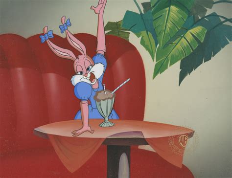 Tiny Toons Adventures Original Production Cel Babs Bunny Weekday