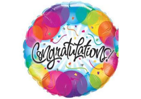 Congratulations Foil Balloon Cakes2u