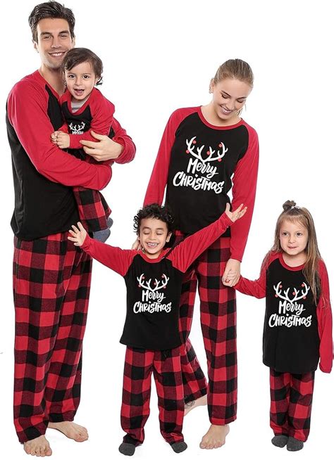 Bitseacoco Pijama De Navidad Para Familia A Juego Conjunto De Día