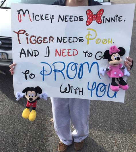 My Disney Promposal Poster Disney Prom Prom Proposal Cute Prom