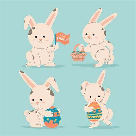 Dibujado A Mano Linda Ilustraci N De Pascua Vector Gratis