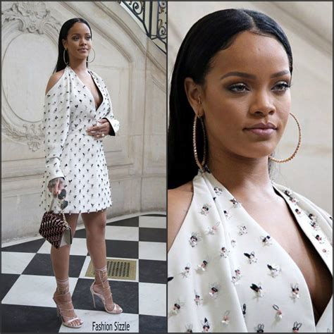 Rihanna At Dior Spring 2017 Fashion Show Fashionsizzle