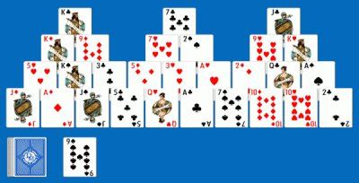 In this game, only the card rankings matter — the suits of the cards are irrelevant. How To Play Tri Peaks Solitaire