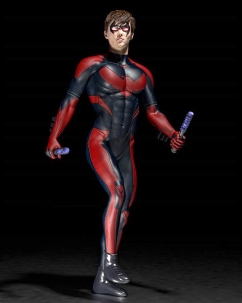 Nightwing 2nd Skin Textures For M4 By Hiram67 On Deviantart