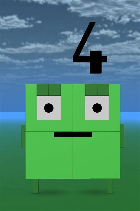 Numberblock 4 By Robloxnoob2006 On Deviantart