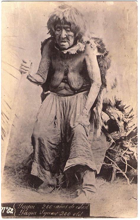 Yaqui Old Woman Early 1900s Caption Says N° 32 Yaqui 200 Anos De Edad Yaqui Squaw 200
