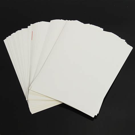 100pcs A4 White Self Adhesive Sticker Paper Sheet Label Laser Inkjet P