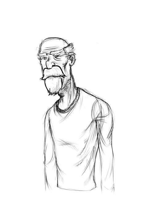 Old Man Sketch At Explore Collection Of Old Man Sketch