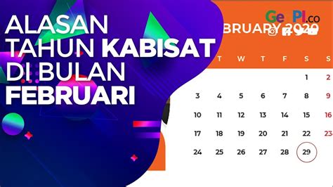 Tahun Kabisat Kenapa Harus Bulan Februari Youtube