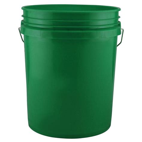 Leaktite 5 Gal Green Bucket 120 Pack 210668 The Home Depot