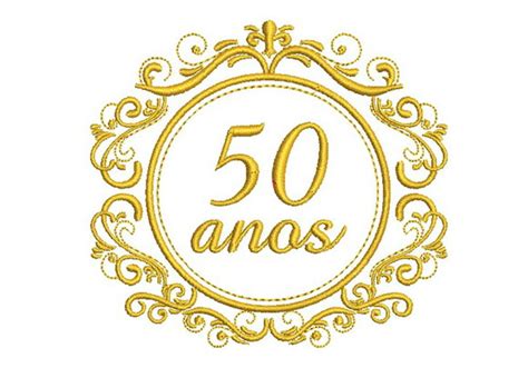Quizá no sientas la misma vitalidad y energía que antes. Matriz de bordado - Bodas 50 anos 003 no Elo7 | Arte de ...