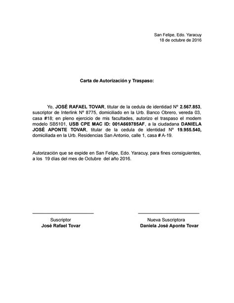 Modelo Carta De Autorizacion Para Un Banco Modelo De Informe Kulturaupice Porn Sex Picture