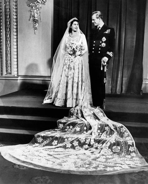 How Queen Elizabeths Wedding Dress Diverted War Worn England