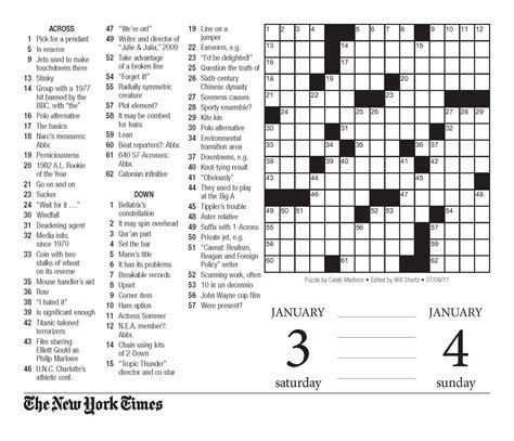 Free Printable Ny Times Crossword Puzzles Printable Crossword Puzzles