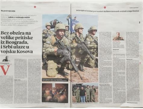 Meet The Army Of Kosovo In The Croatians Newspaper Reportage Oculus