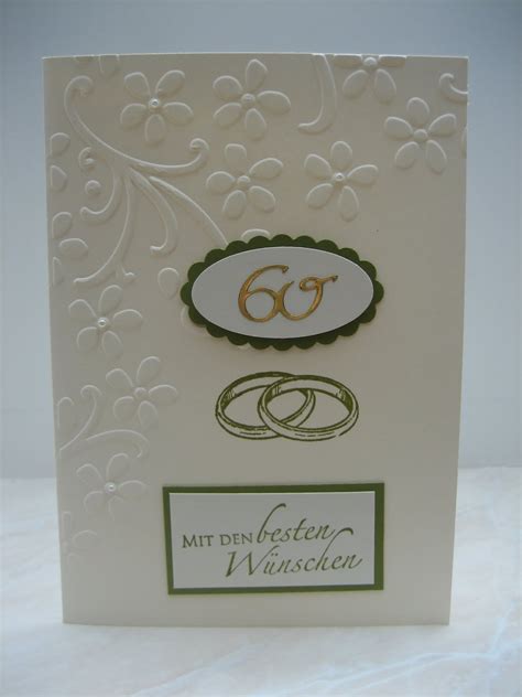 Diamantene hochzeit 60 jahre ehe feiern. Ingeborgs-Bastelecke: Diamantene Hochzeit