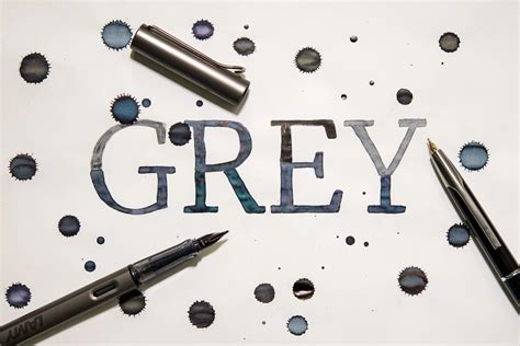 The Great Grey Fountain Pen Ink Comparison Fountain Pen Love