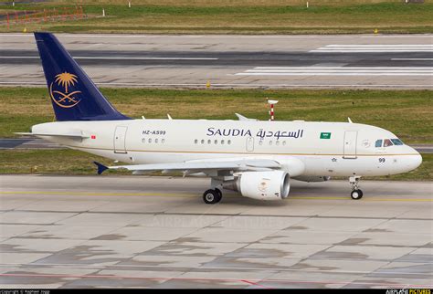 Hz As99 Saudi Arabia Royal Flight Airbus A318 Cj At Zurich Photo