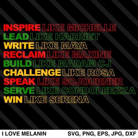 I Love Melanin - African American SVG files for Cricut ...