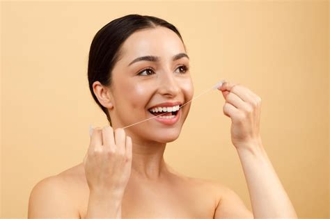 Premium Photo Oral Hygiene Closeup Portrait Of Young Indian Woman