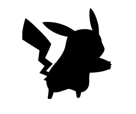 Pikachu Silhouette At Getdrawings Free Download