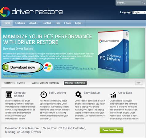 Driver Restore User Guide Steps To Download Scan And Register