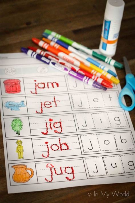 Preschool Letter J - In My World