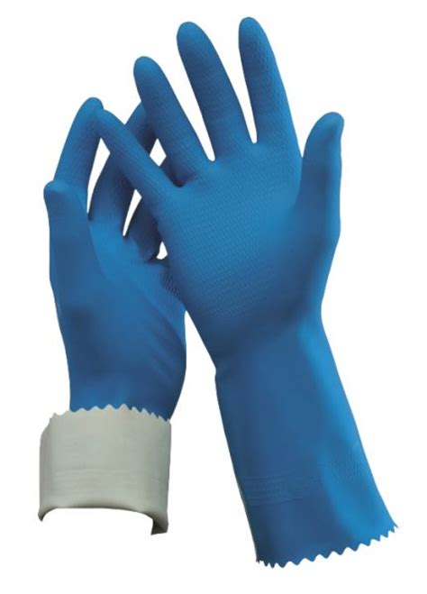 Flock Lined Rubber Gloves 10 Melbourne Cleaning Supplies