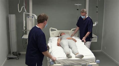 Positioning Sling With Multi Support For Proning A Patient In Bed Youtube