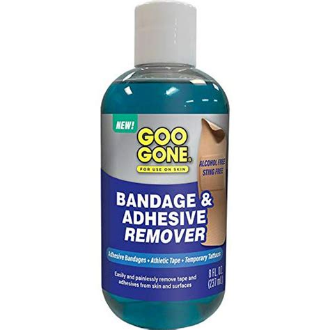 Goo Gone Bandage Adhesive Remover For Skin 8 Ounce