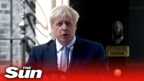 Prime minister boris johnson will deliver an announcement today outlining how and when the a second peak of infections. Boris Johnson's first speech as PM - YouTube