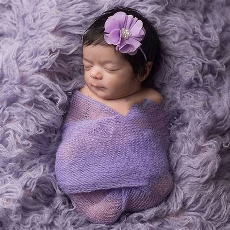 Newborn Photography Wraps Candy Color Knitting Baby Infant Photography