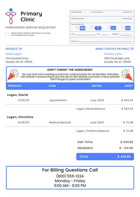 Medical Records Request Invoice Template Printable Form Templates