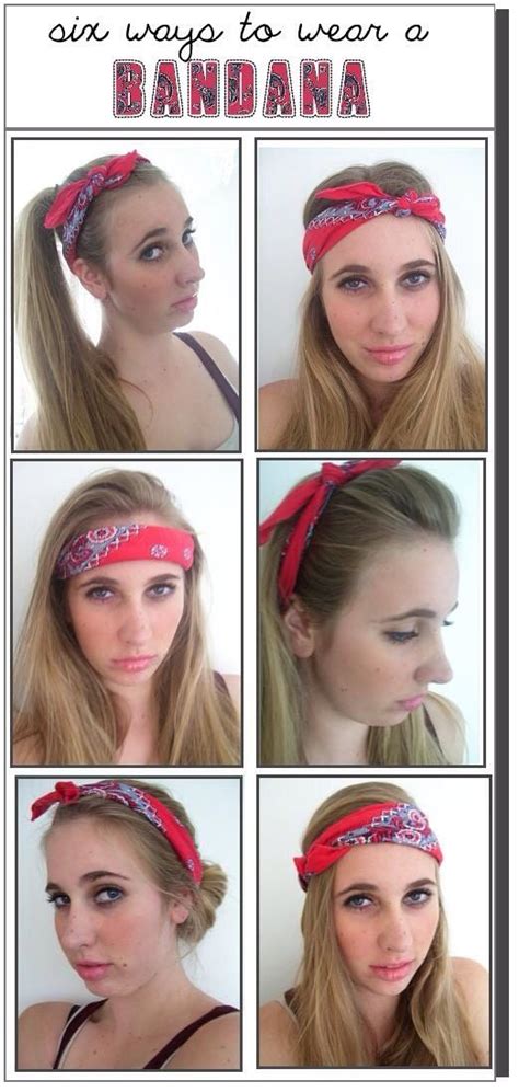 Cute Ways To Wear Bandanas With Images Bandana Hairstyles Funky