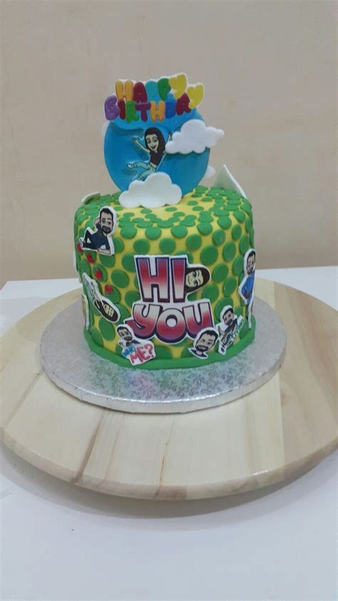 Bitmoji Theme Birthday Cake