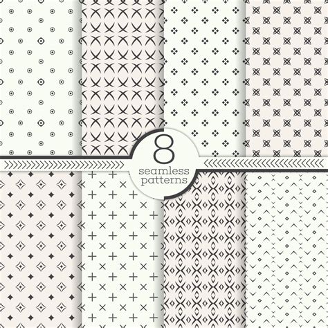 Seamless Patterns For Wallpapers Design 137x Eps 10 30 файлов