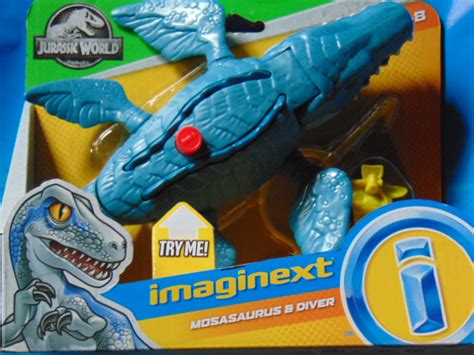 Imaginext Mosasaurus And Diver Jurassic World 1 Dinosaur Toy Blog