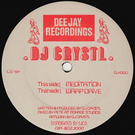 Cardrossmaniac2 Dj Crystl Dee Jay Recordings 1993