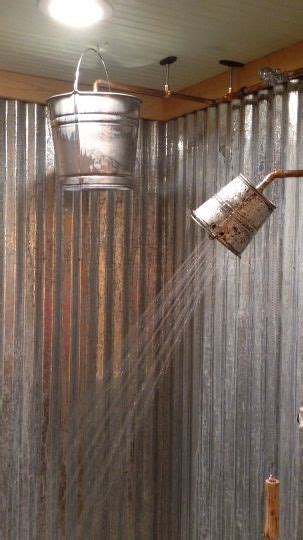 The Small Bucket Is A Shower Head The Large One Is A Rain