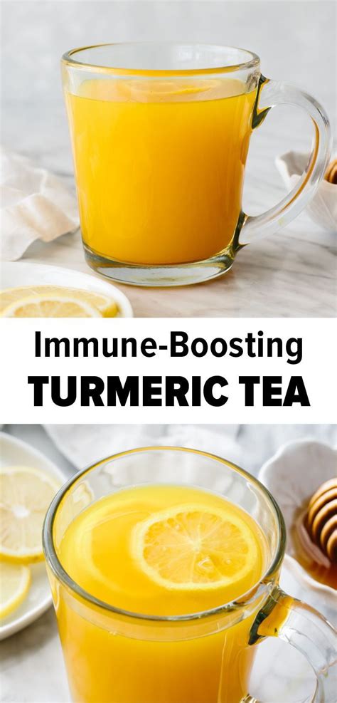 Turmeric Tea Immune Booster Turmeric Recipes Turmeric Tea Good