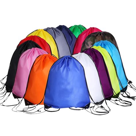 Factory Wholesale Low Price 210d Polyester Drawstring Backpack Bag