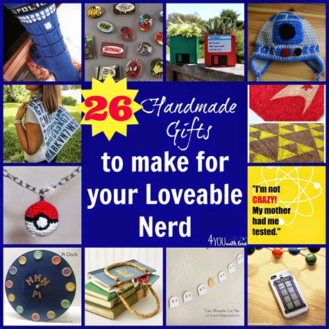A Great Collection Of Handmade Items You Can Make For Those Loveable Nerds In Your Life