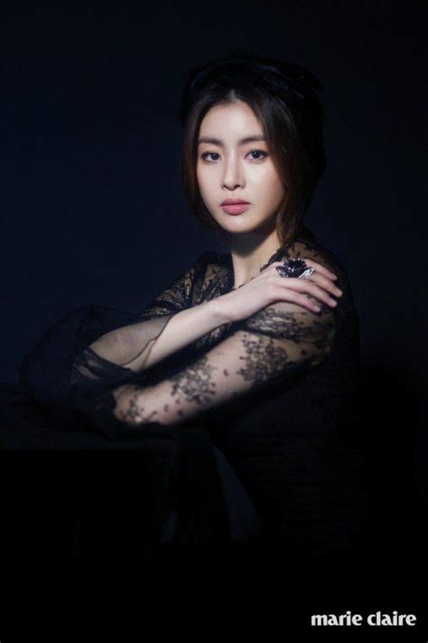 kang so ra exudes an air of mystery in her marie claire pictorial korean