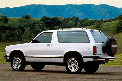 1990 94 Chevrolet S10 Blazer Consumer Guide Auto