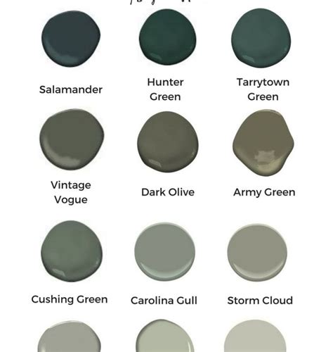 The Best Green Paints To Decorate With Now Black Paint Color Green