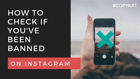 how to check if you ve been banned on instagram youtube