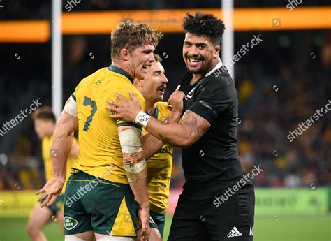 Watch worlds collide when rugby returns to perth's optus stadium for the 2021 bledisloe cup! Michael Hooper L Wallabies reacts towards Ardie Editorial ...