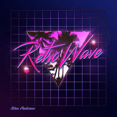 New Retro Wave, Synthwave, Neon, 1980s, Typography, Photoshop 